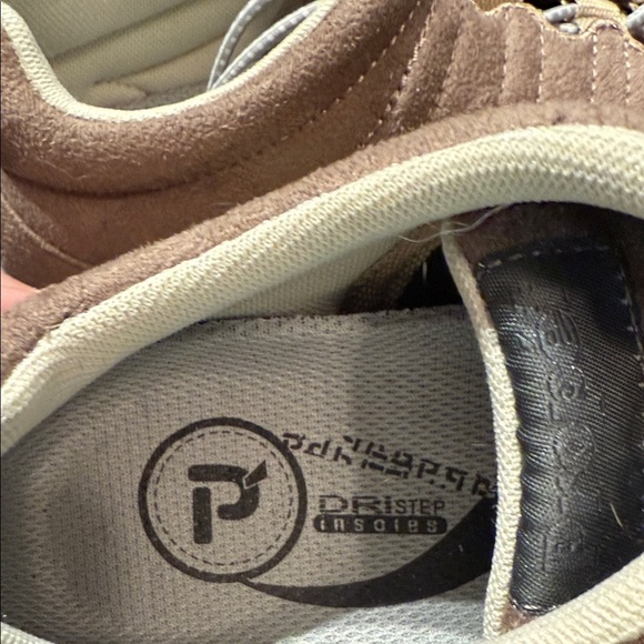 Propét Womens Taupe Suede Travel Walker - Picture 11 of 11